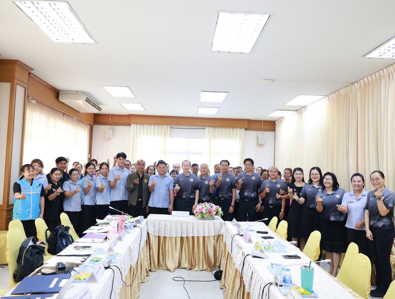 เทศบาลตำบลแสนสุข รับการตรวจประเมินรับรองเมืองสุขภาพดี ระดับทอง  ประจำปี 2569