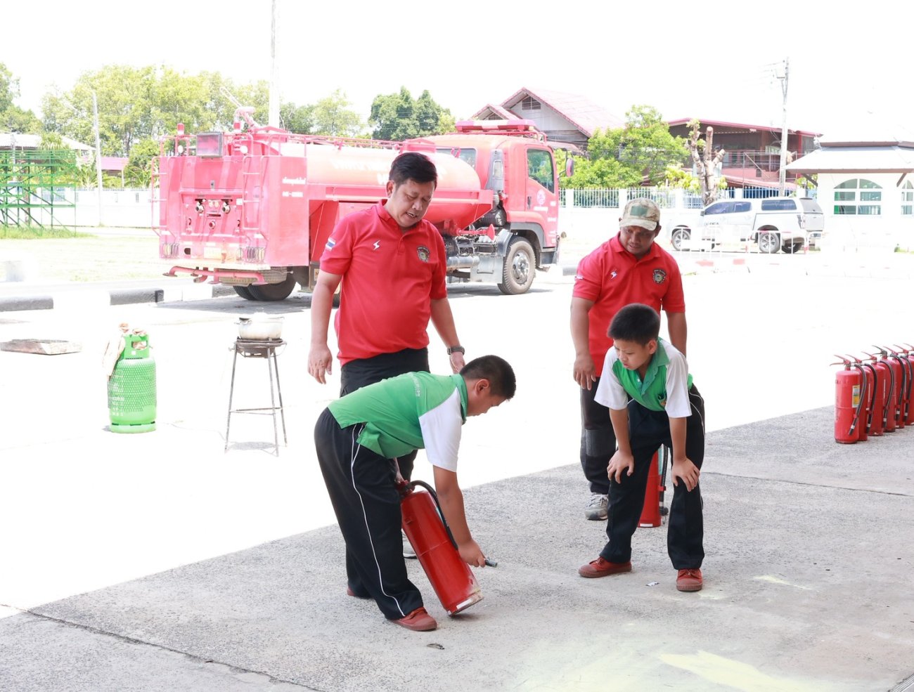 โครงการฝึกซ้อมดับเพลิงและอพยพหนีไฟ โรงเรียนเทศบาลแสนสุข ประจำปีงบประมาณ พ.ศ. 2569