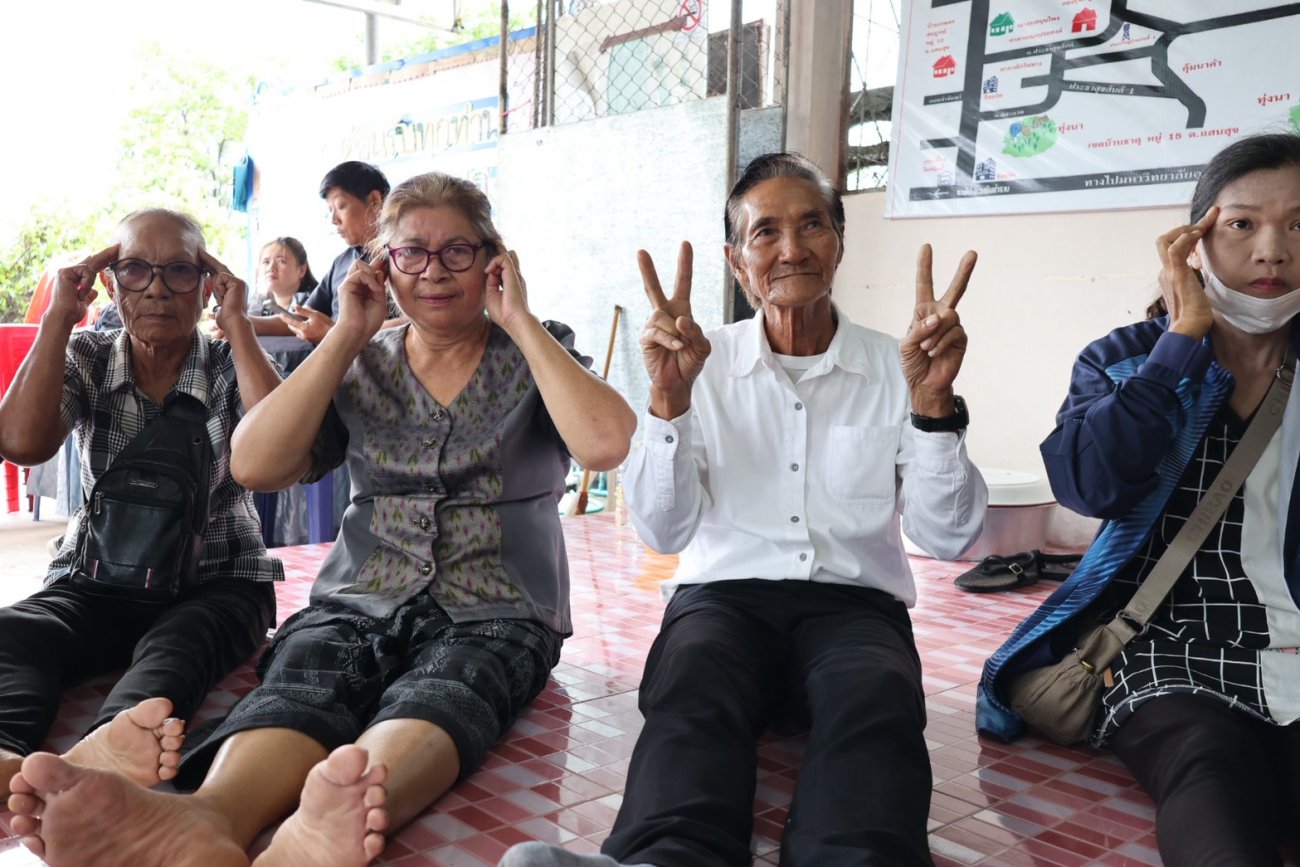 โครงการสุขกาย สุขใจ  มีอาชีพ  หมู่ที่ 12 บ้านหนองหมากแข้ง